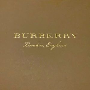 Burberry suede scalloped booties.